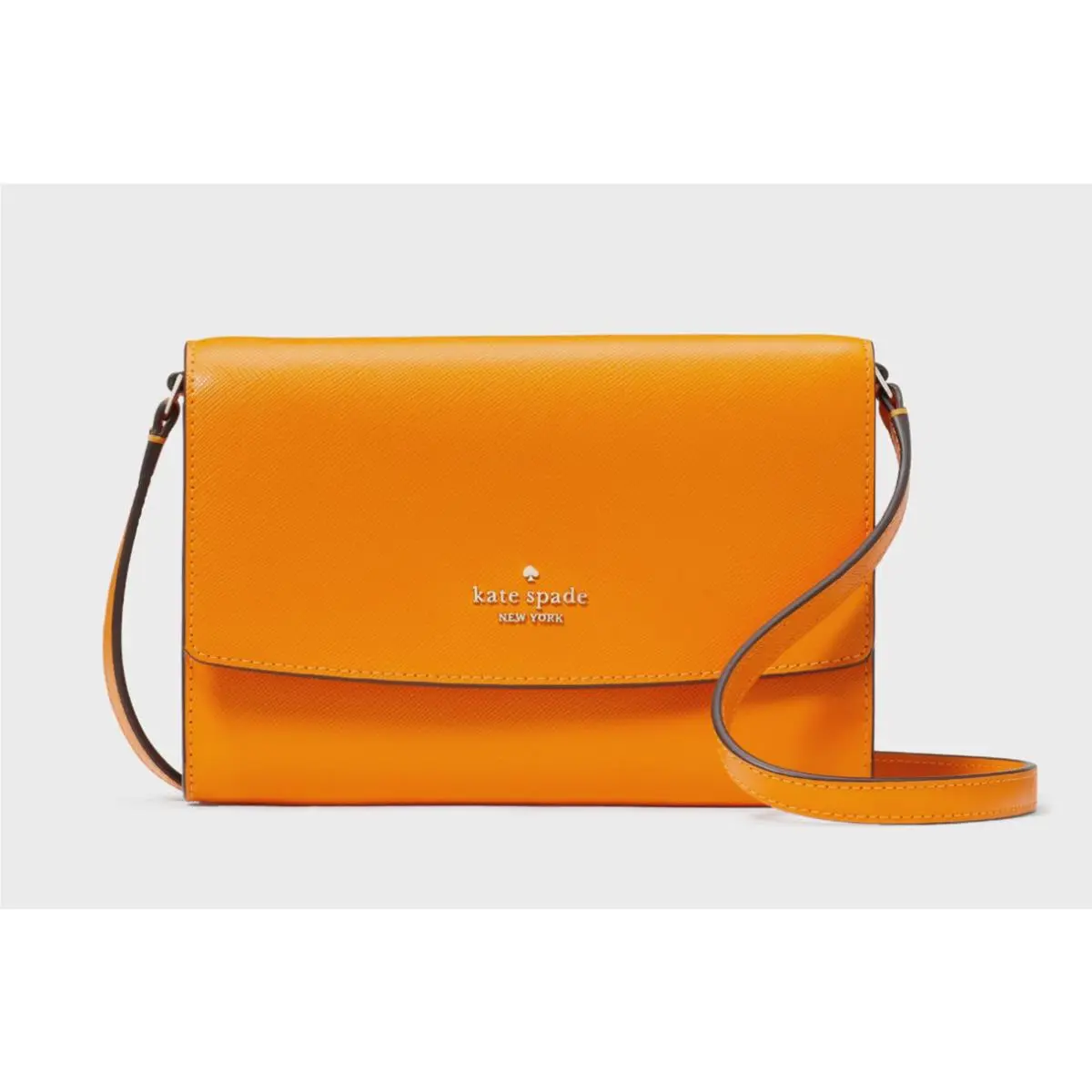 New Kate Spade Perry Leather Crossbody Turmeric Root with Dust Bag