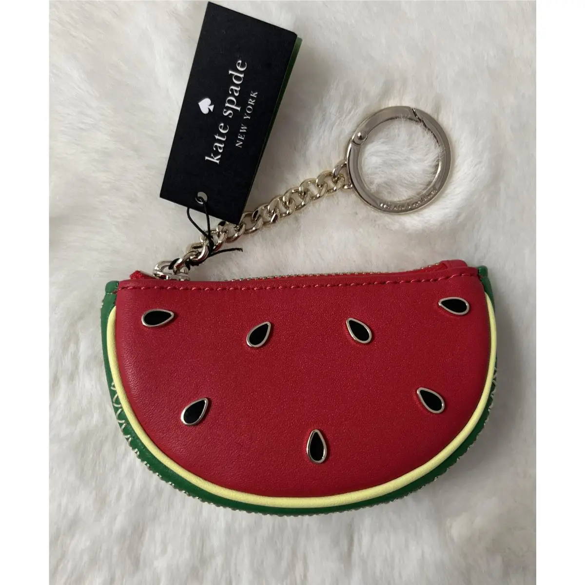 Kate Spade Slice Watermelon Coin Purse Novelty Multicolor