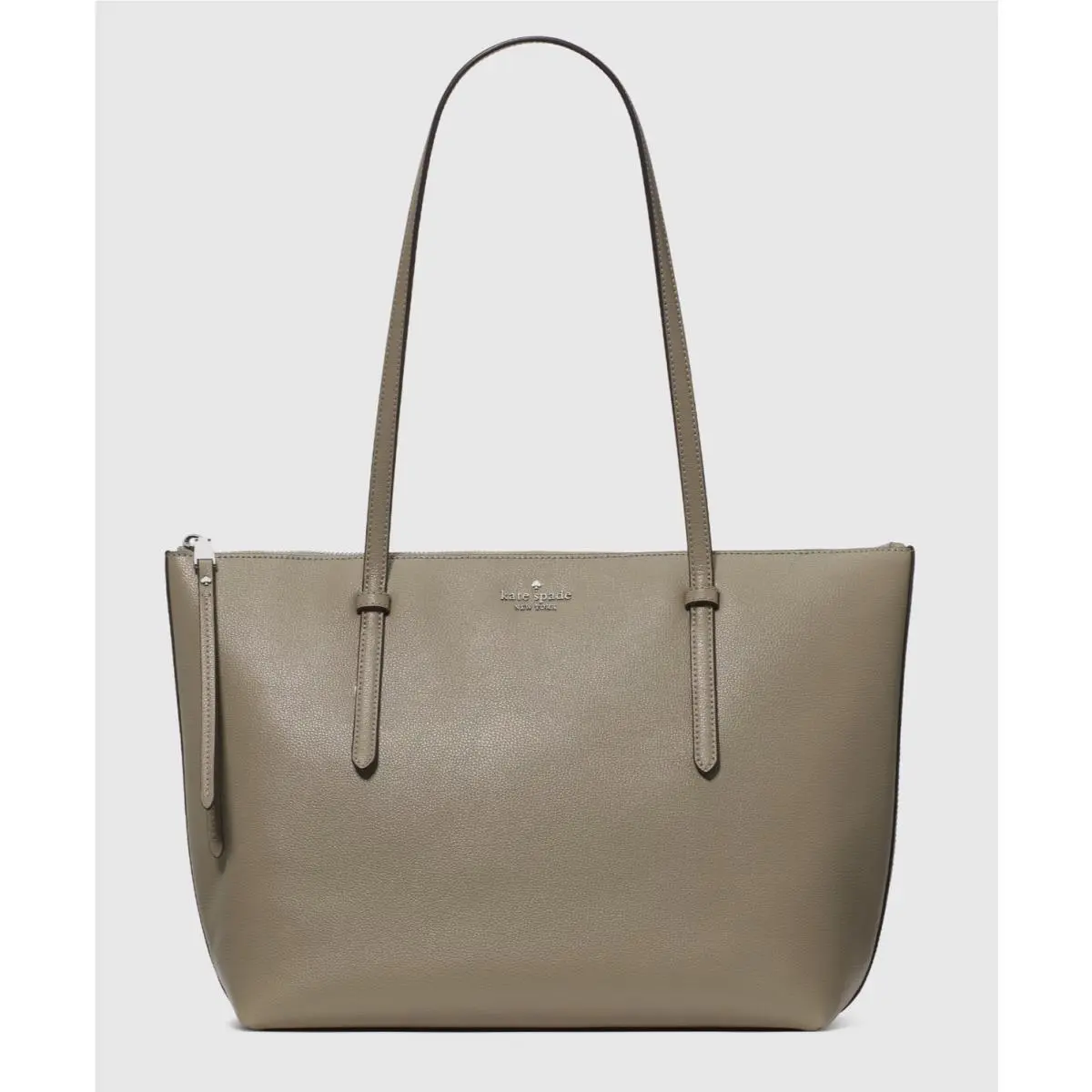 New Kate Spade All Day Large Tote Delicate Pebble Leather Oyster Shell /dust Bag