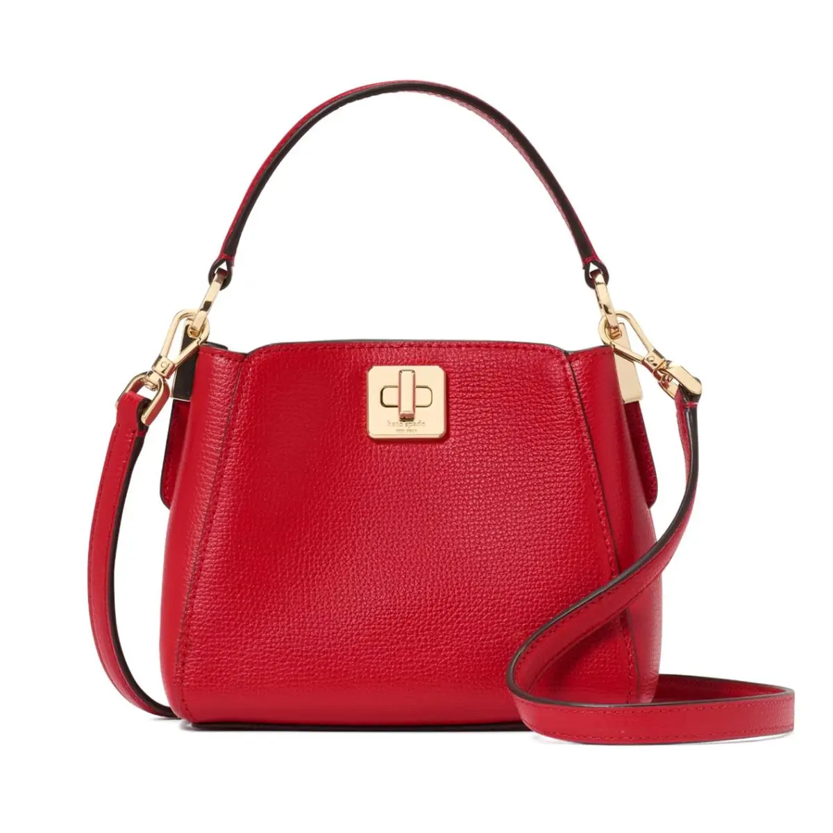 New Kate Spade Phoebe Mini Top Handle Crossbody Perfect Cherry with Dust Bag