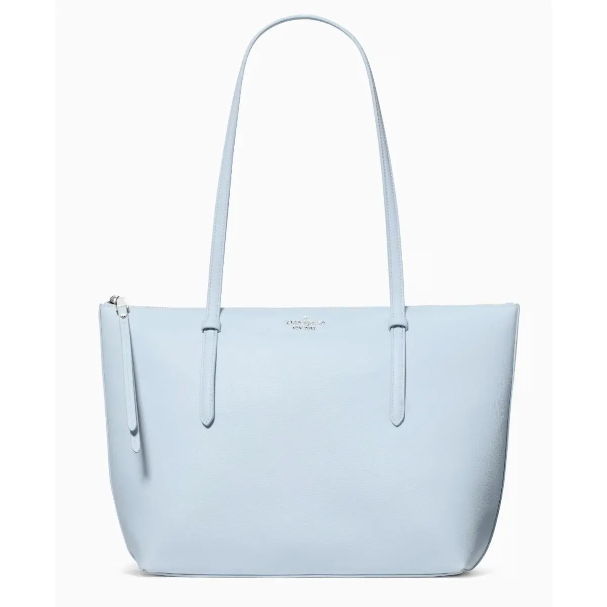 New Kate Spade All Day Large Tote Pebble Leather Pale Sapphirine with Dust Bag