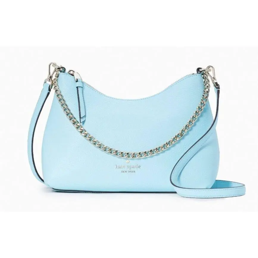 New Kate Spade Zippy Pebbled Leather Convertible Crossbody Perfect Pool