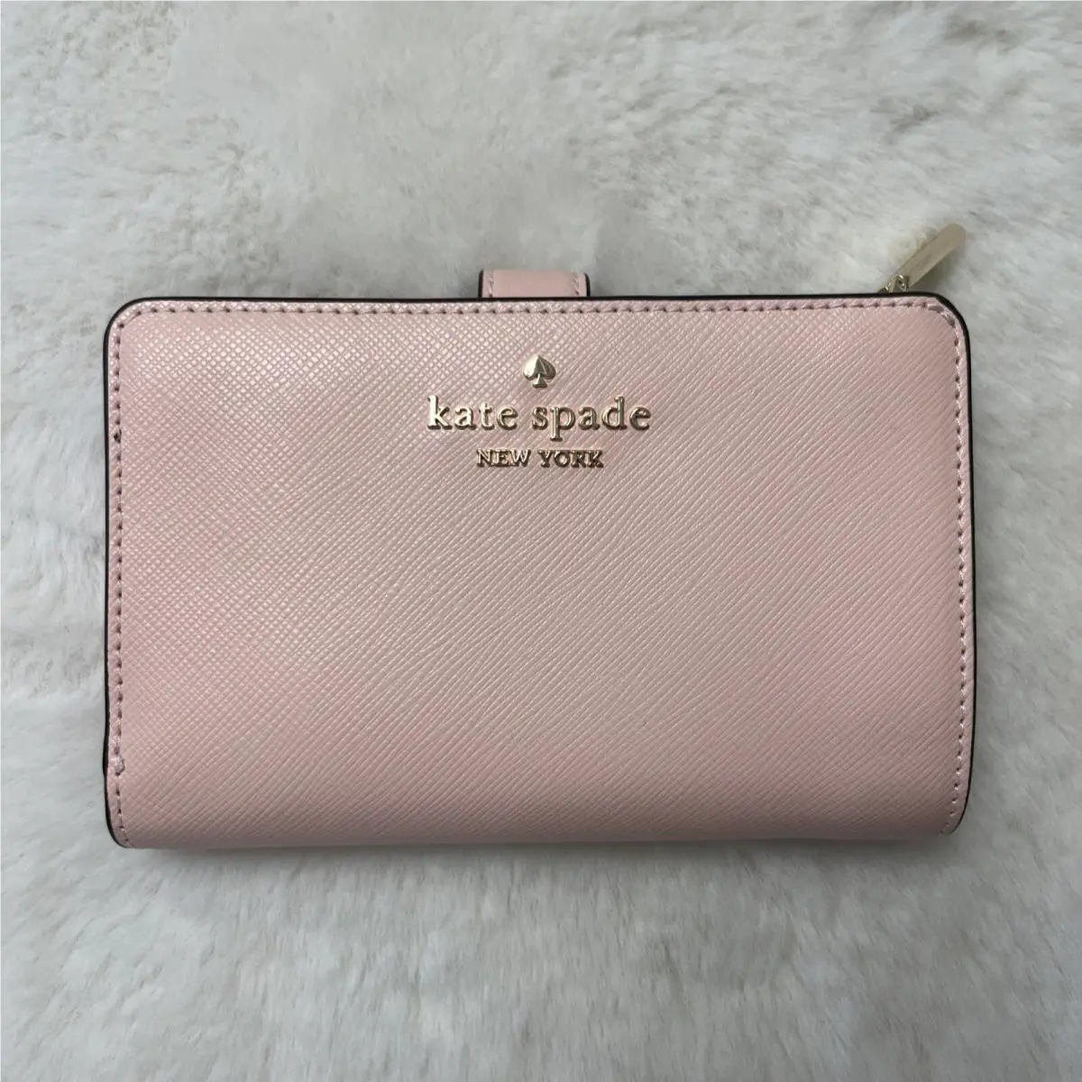 Kate Spade Madison Medium Compact Wallet Conch Pink