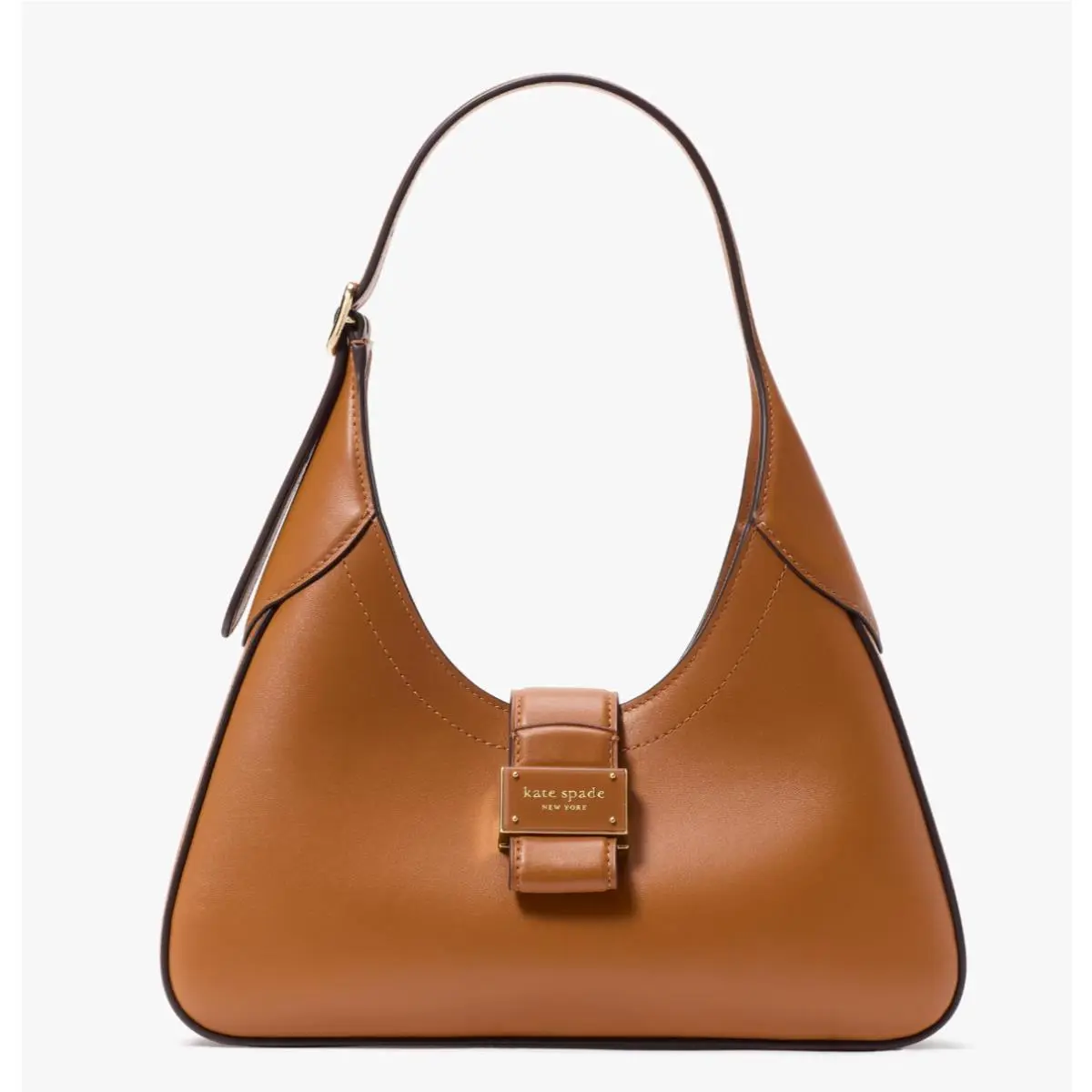 New Kate Spade Nouveau Small Shoulder Bag Smooth Leather Cavern Clay / Dust Bag