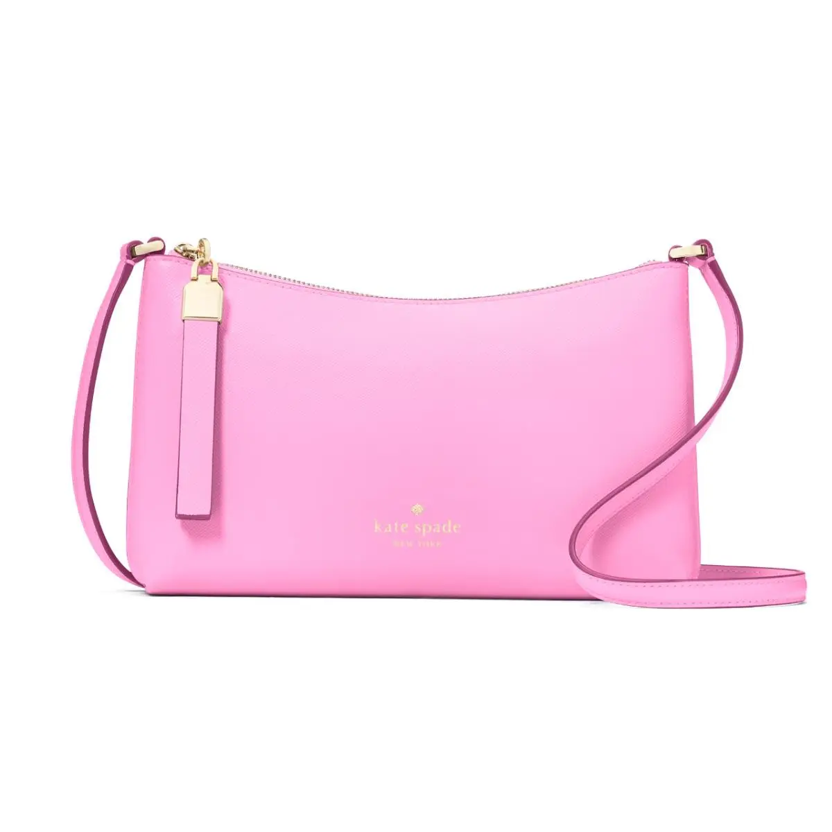 New Kate Spade Sadie Crossbody Saffiano Leather Surf Pink with Dust Bag
