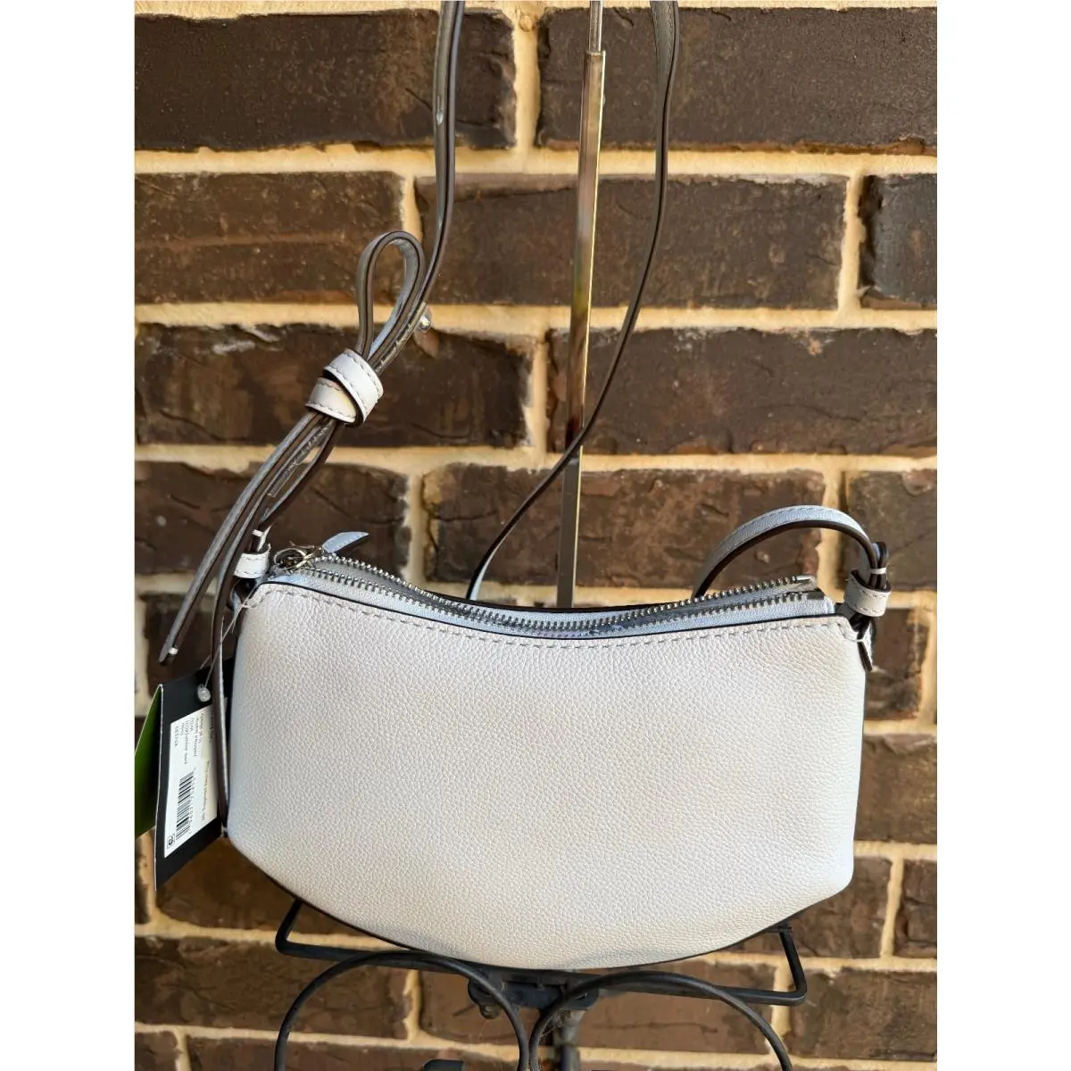 Kate Spade Loop Crossbody Pale Sapphirine Light Blue Leather