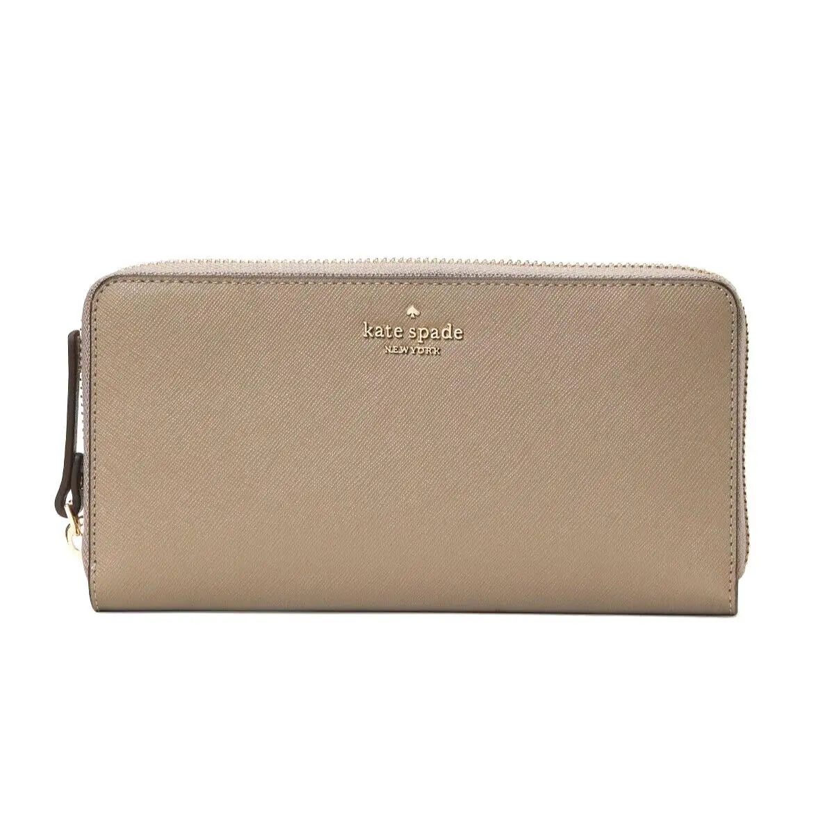 New Kate Spade Laurel Way Neda Large Wallet Saffiano Leather Thunder Cloud
