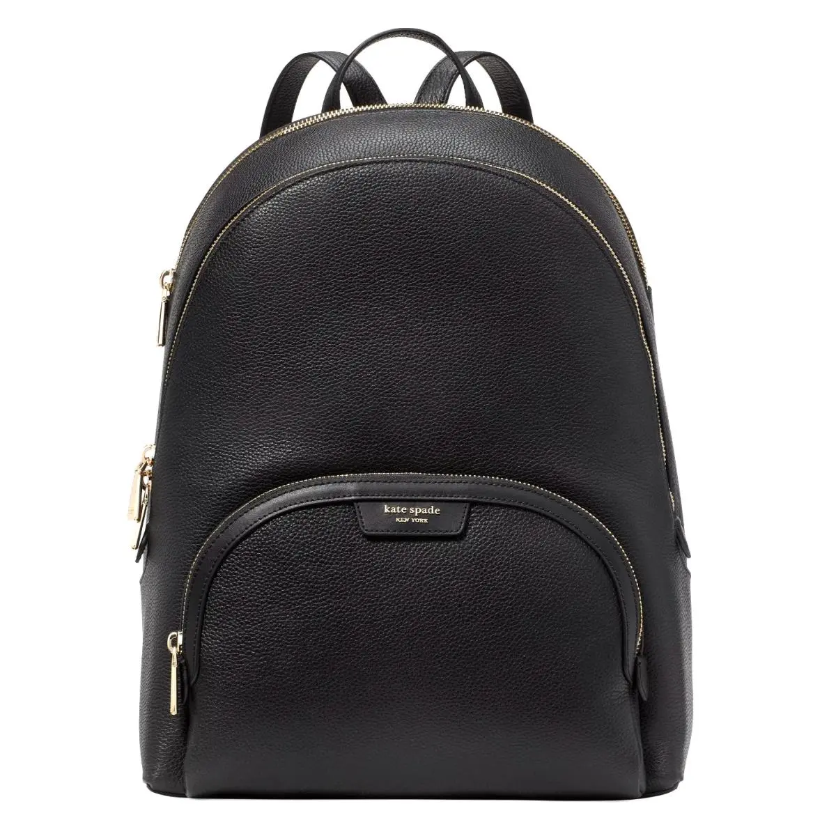 New Kate Spade Hudson Large Backpack Pebble Leather Black