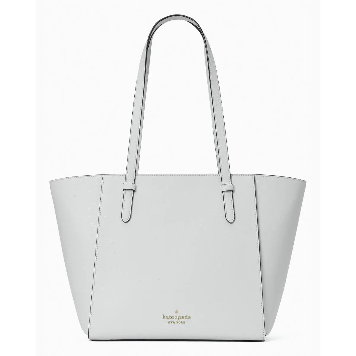 New Kate Spade Becca Saffiano Tote Stone Path with Dust Bag