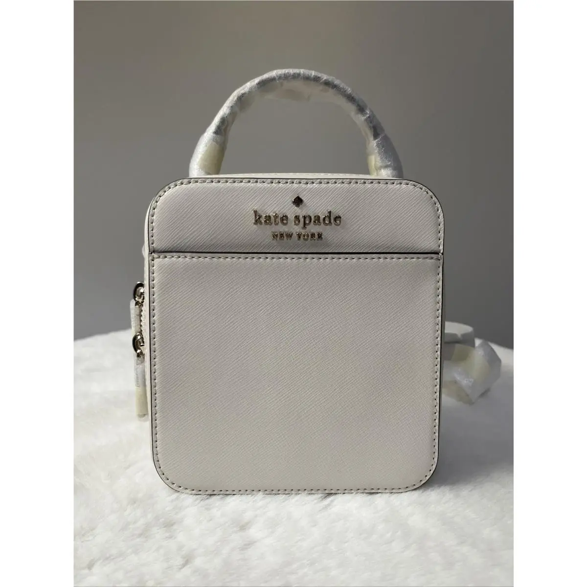 Kate Spade Daisy Vanity Mini Crossbody Bag Parchment