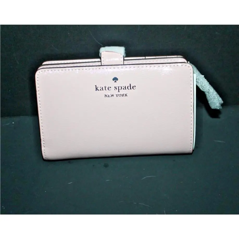 Kate Spade New York Madison Medium Bifold Wallet - Patent Leather Pink