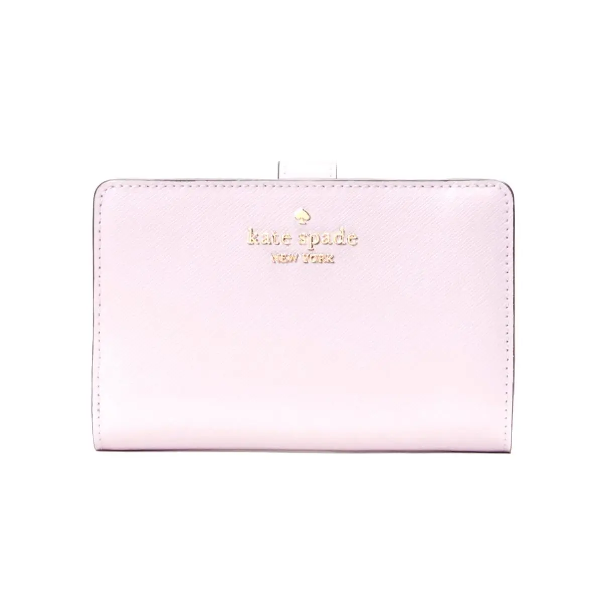 New Kate Spade Madison Interior Printed Medium Bifold Wallet Pale Amethyst Multi