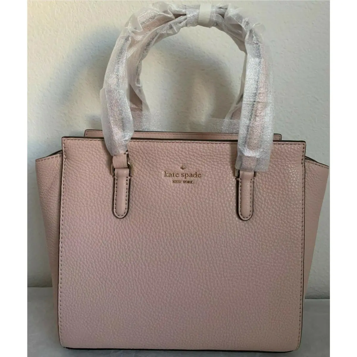 Kate Spade Jackson Medium Satchel Pebble Leather Bag Packaging