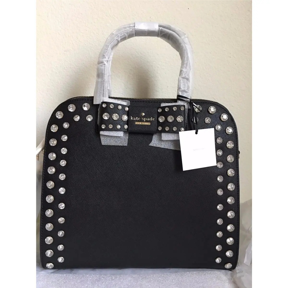 Kate Spade Davies Mews Merriam Satchel Bag Purse in Black