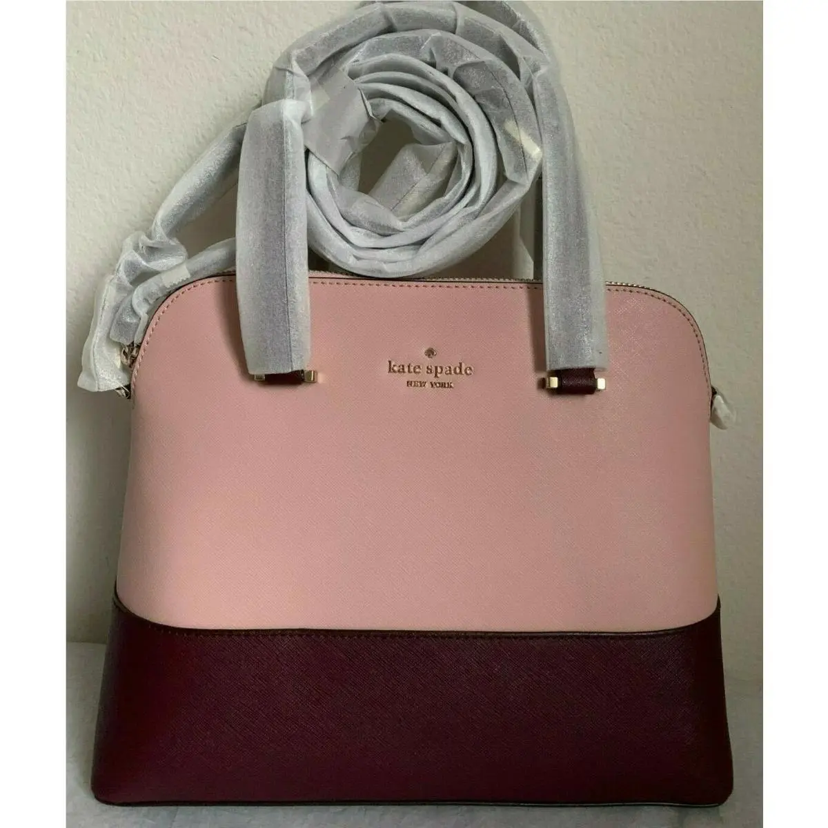 Kate Spade Maise Medium Dome Leather Satchel Bag Packaging