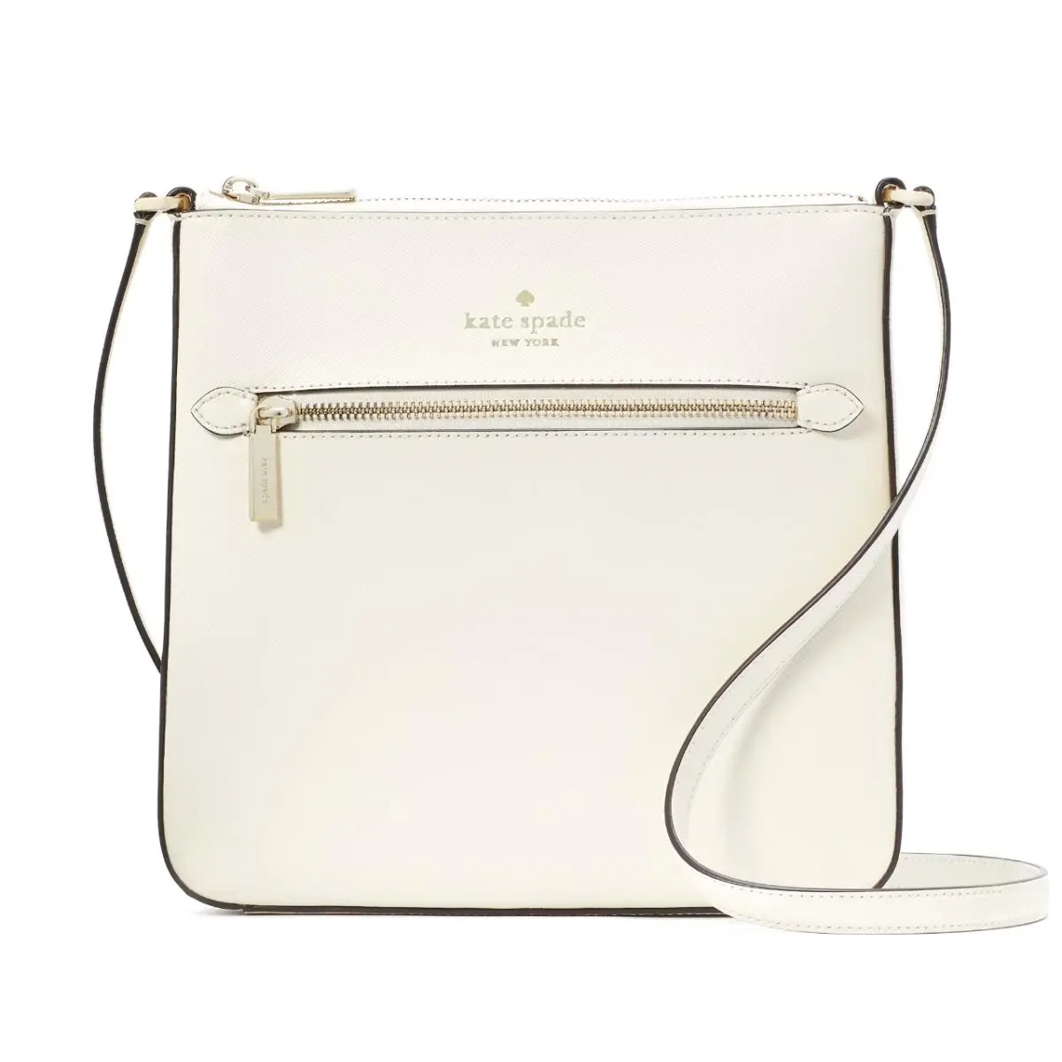 New Kate Spade Sadie Large Crossbody Saffiano Leather Meringue