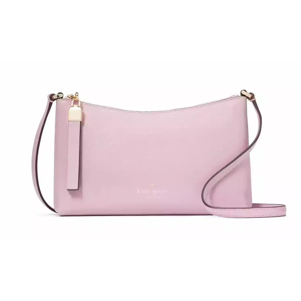 New Kate Spade Sadie Crossbody Saffiano Leather Quartz Pink