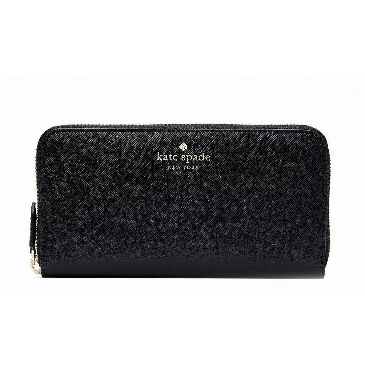New Kate Spade Marlee Large Continental Wallet Saffiano Black