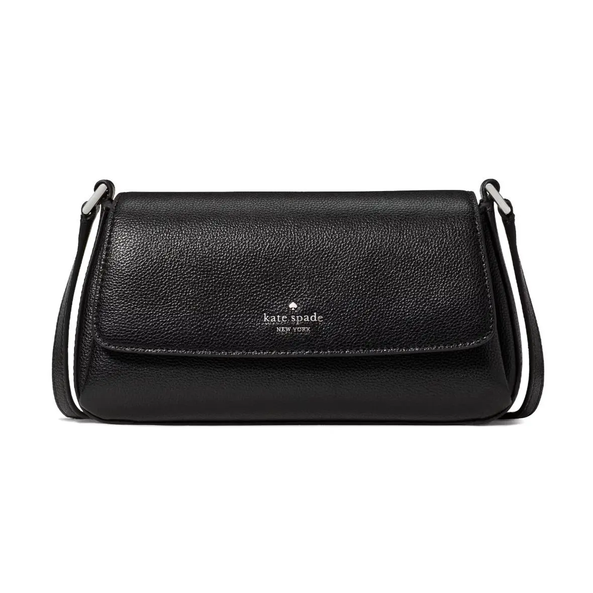 New Kate Spade Sutton Mini Crossbody Bag Delicate Pebble Leather Black