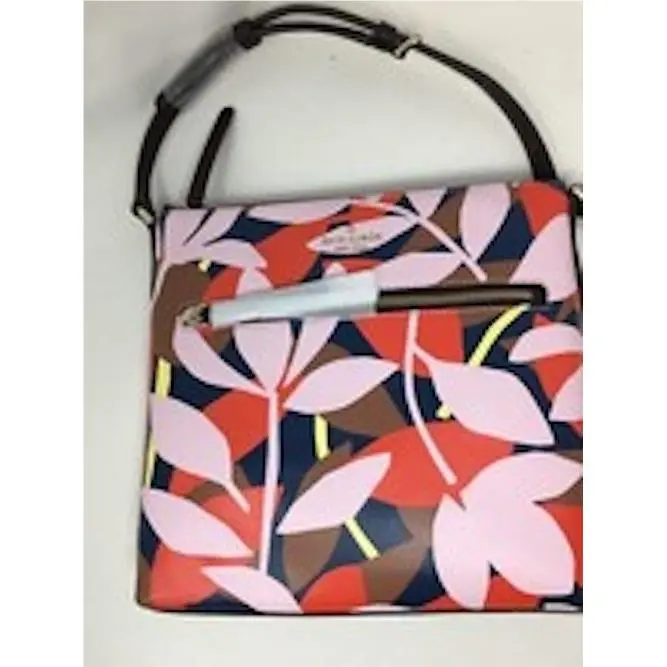 Kate Spade Jackson Tropical Toss Crossbody Foliage Print