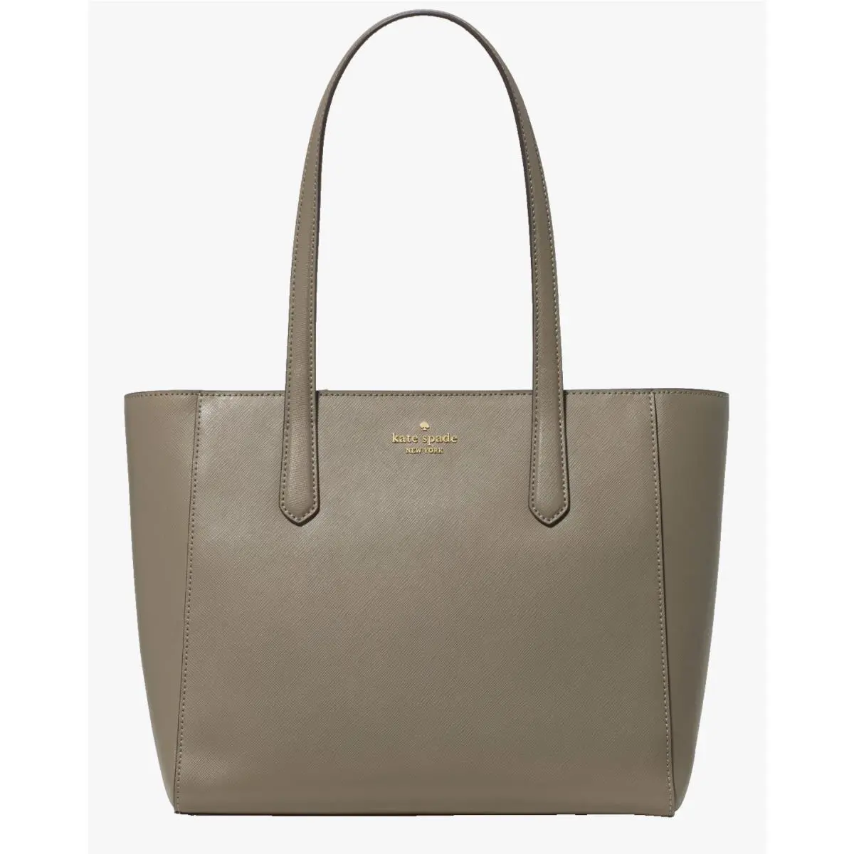 New Kate Spade Staci Medium Tote Saffiano Leather Oyster Shell with Dust Bag