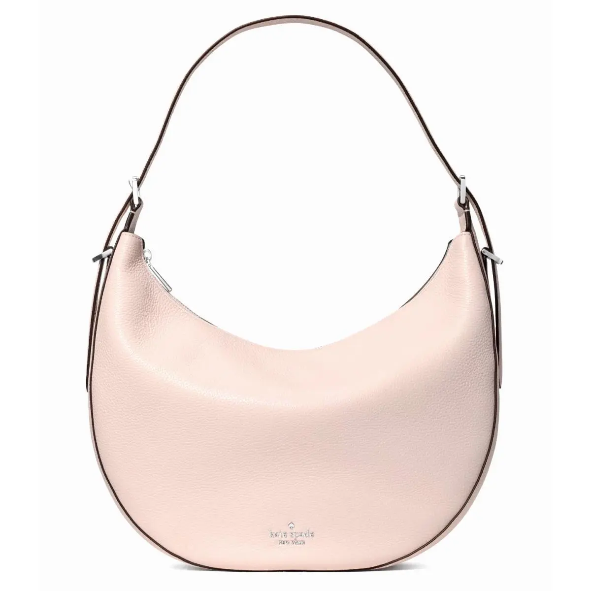 New Kate Spade Nova Large Shoulder Bag Delicate Leather Powdered Sugar