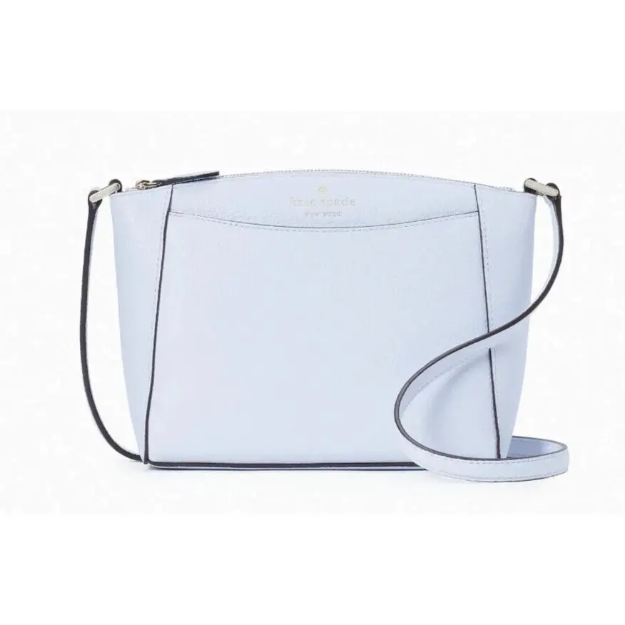 New Kate Spade Monica Pebbled Leather Crossbody Taro Milk with Dust Bag