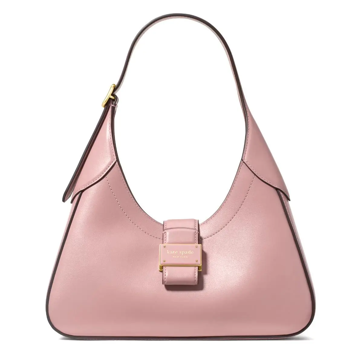New Kate Spade Nouveau Small Shoulder Bag Smooth Leather Dusk Rose with Dust Bag