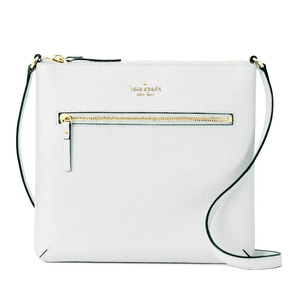 New Kate Spade Laurel Way Rima Crossbody Saffiano Leather Stone Path
