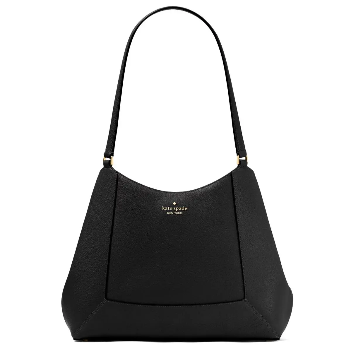 New Kate Spade Lena Large Triple Compartment Shoulder Bag Black with Dust Bag