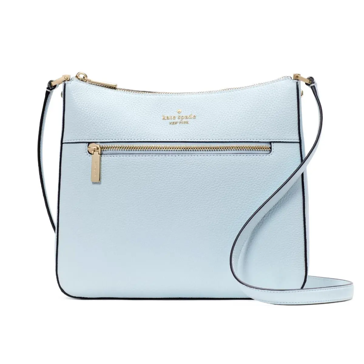 New Kate Spade Lena Swing Pack Crossbody Pebble Leather Crisp Sky