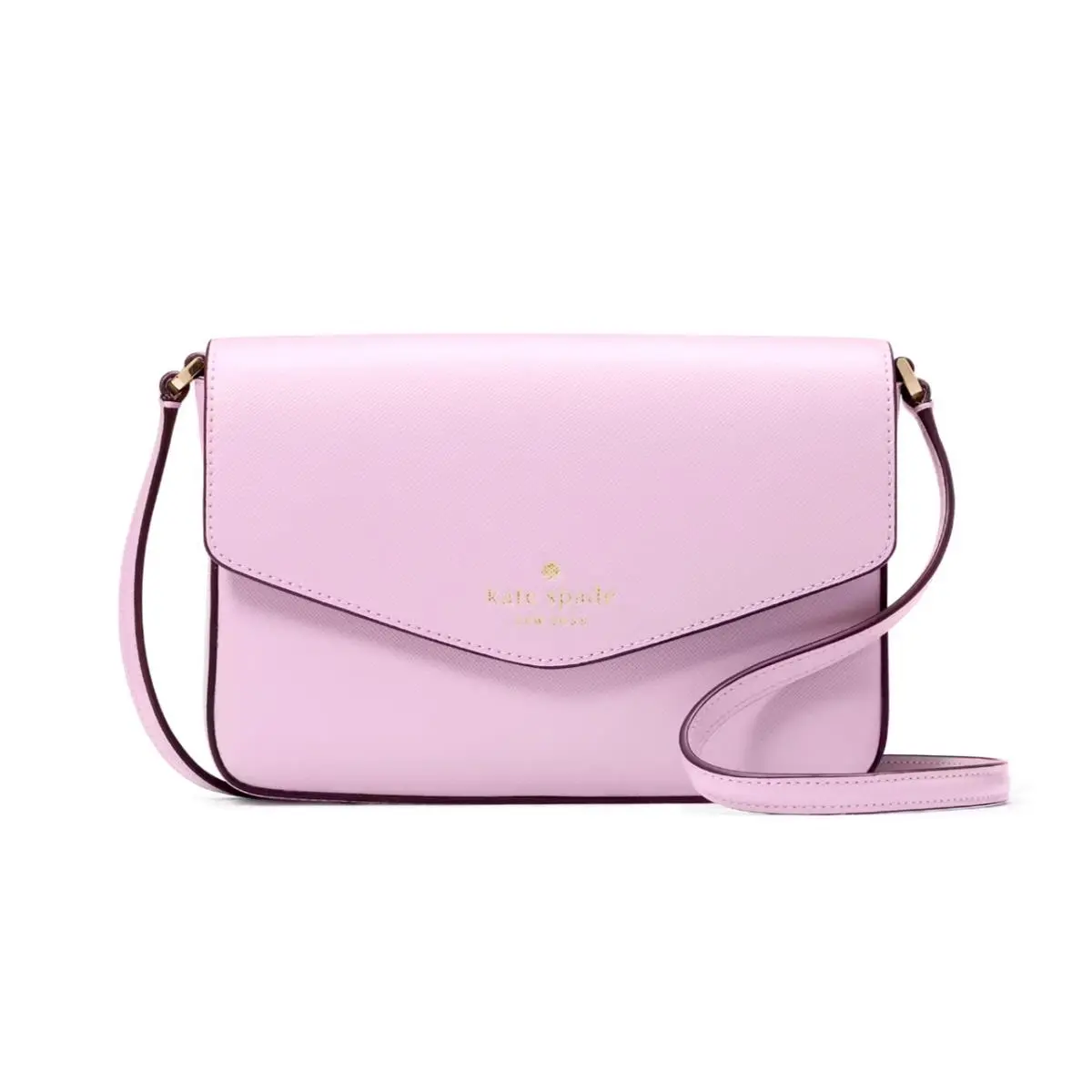 New Kate Spade Sadie Envelope Crossbody Berry Cream with Dust Bag