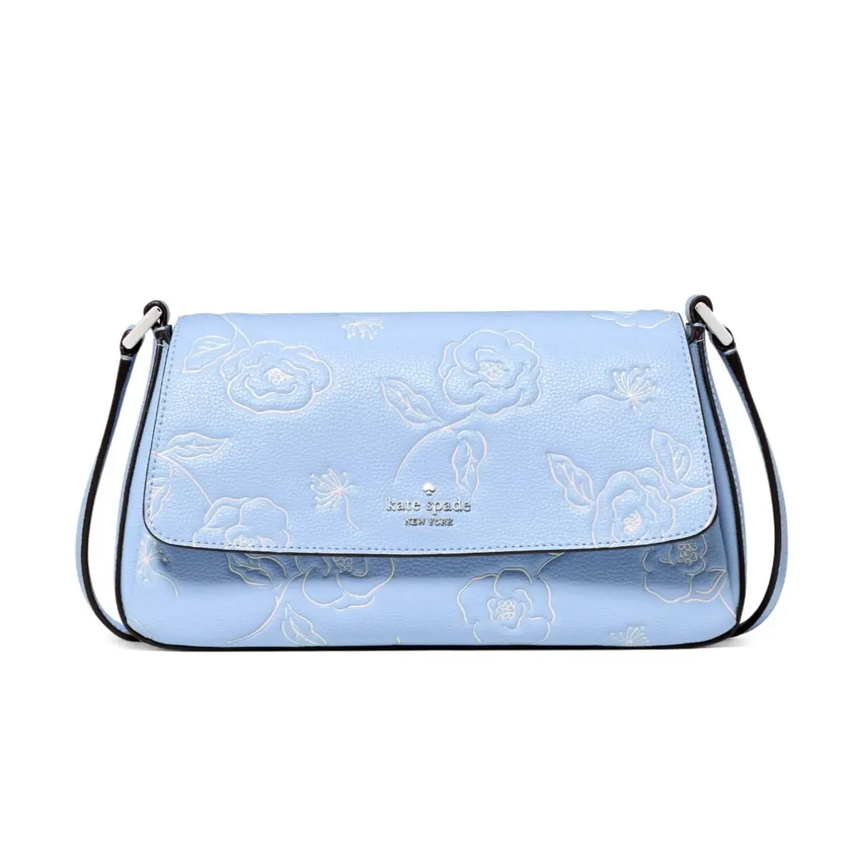 New Kate Spade Sutton Floral Mini Crossbody Bag Pebble Leather North Star