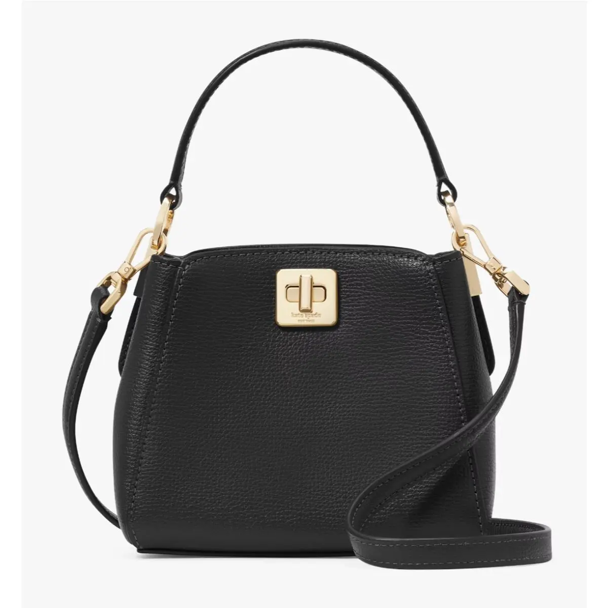 New Kate Spade Phoebe Mini Top Handle Crossbody Black