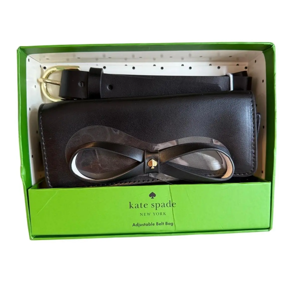 Kate Spade Leather Belt Bag Waist Pack Black S/m
