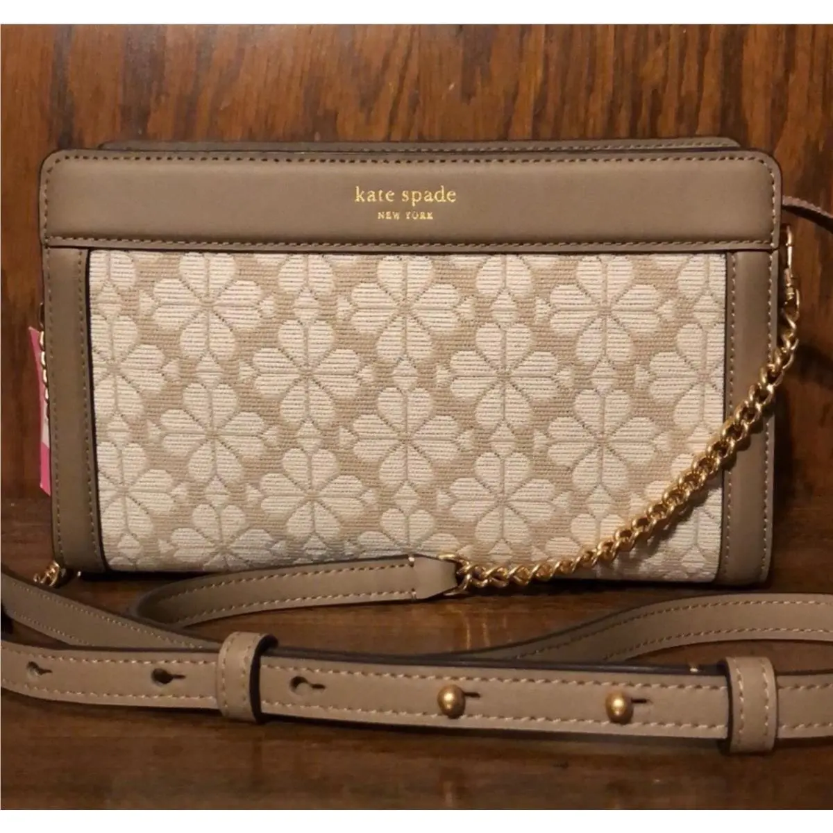 Kate Spade Flower Jacquard Medium Crossbody Bag Woman - SA2