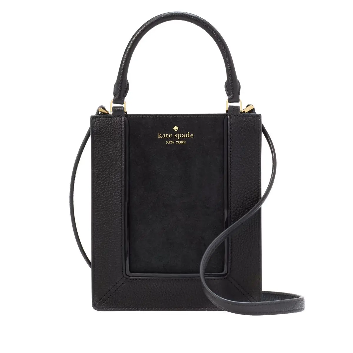 New Kate Spade Lena Suede Mini Tote Black with Dust Bag