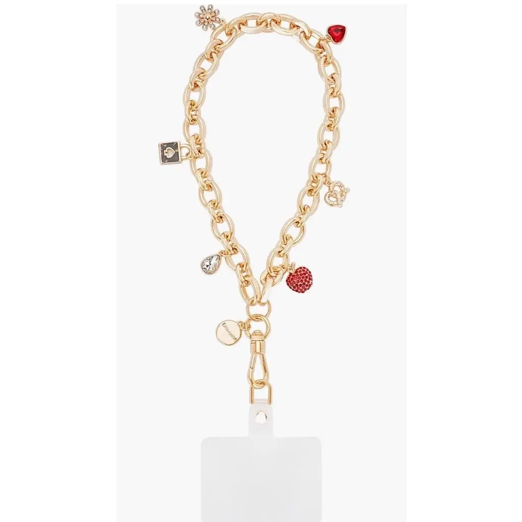 Kate Spade Phone Charm Bag Charm Gold Tone Multi