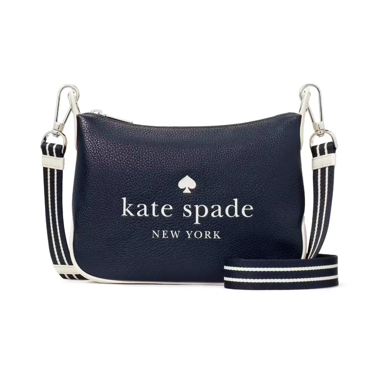 New Kate Spade Rosie Small Crossbody Pebbled Leather Blazer Blue Multi /dust Bag