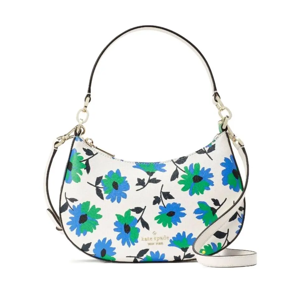 New Kate Spade Kristi Park Posies Crossbody Cream Multi