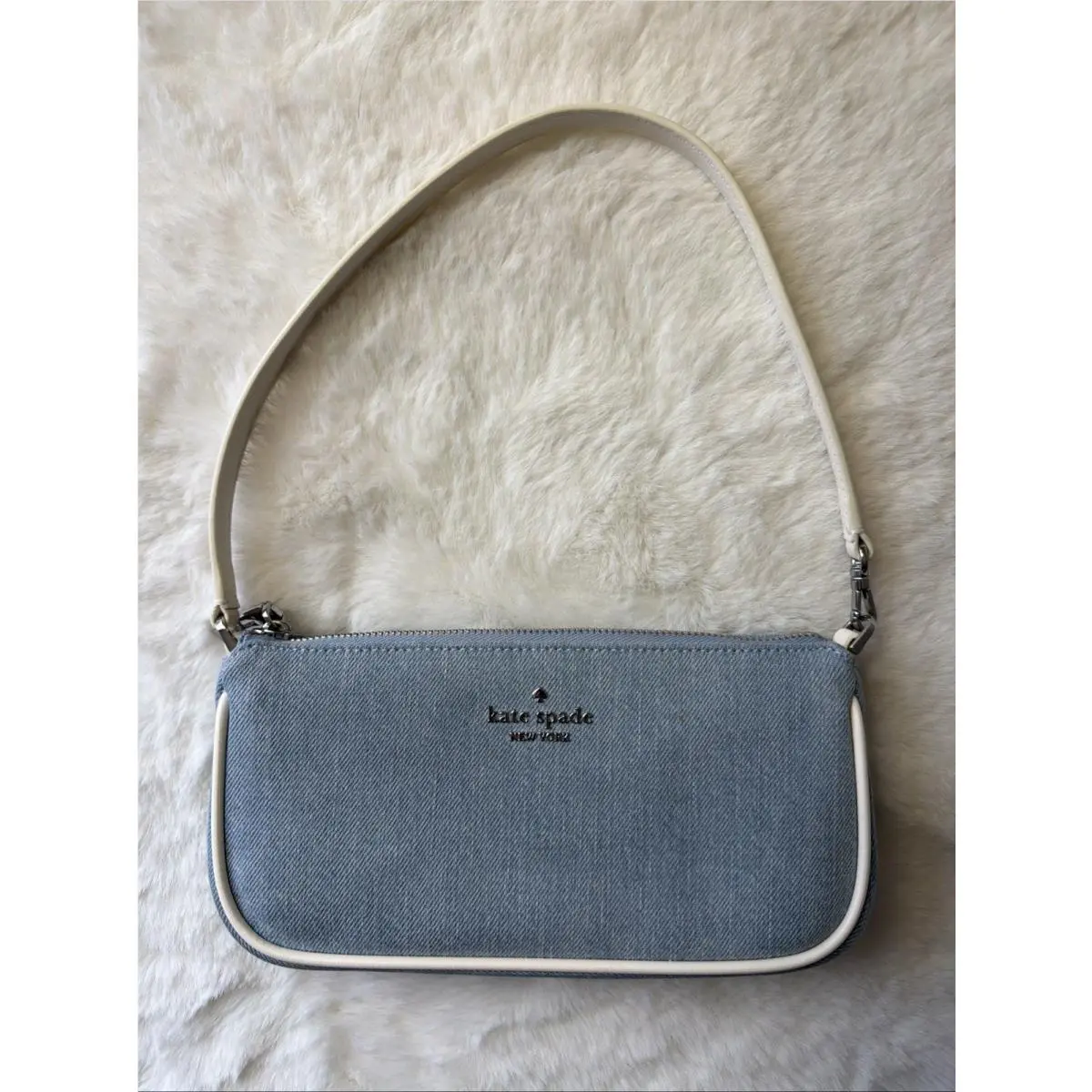 Kate Spade Gemini Denim Mini Bag Clutch Wristlet