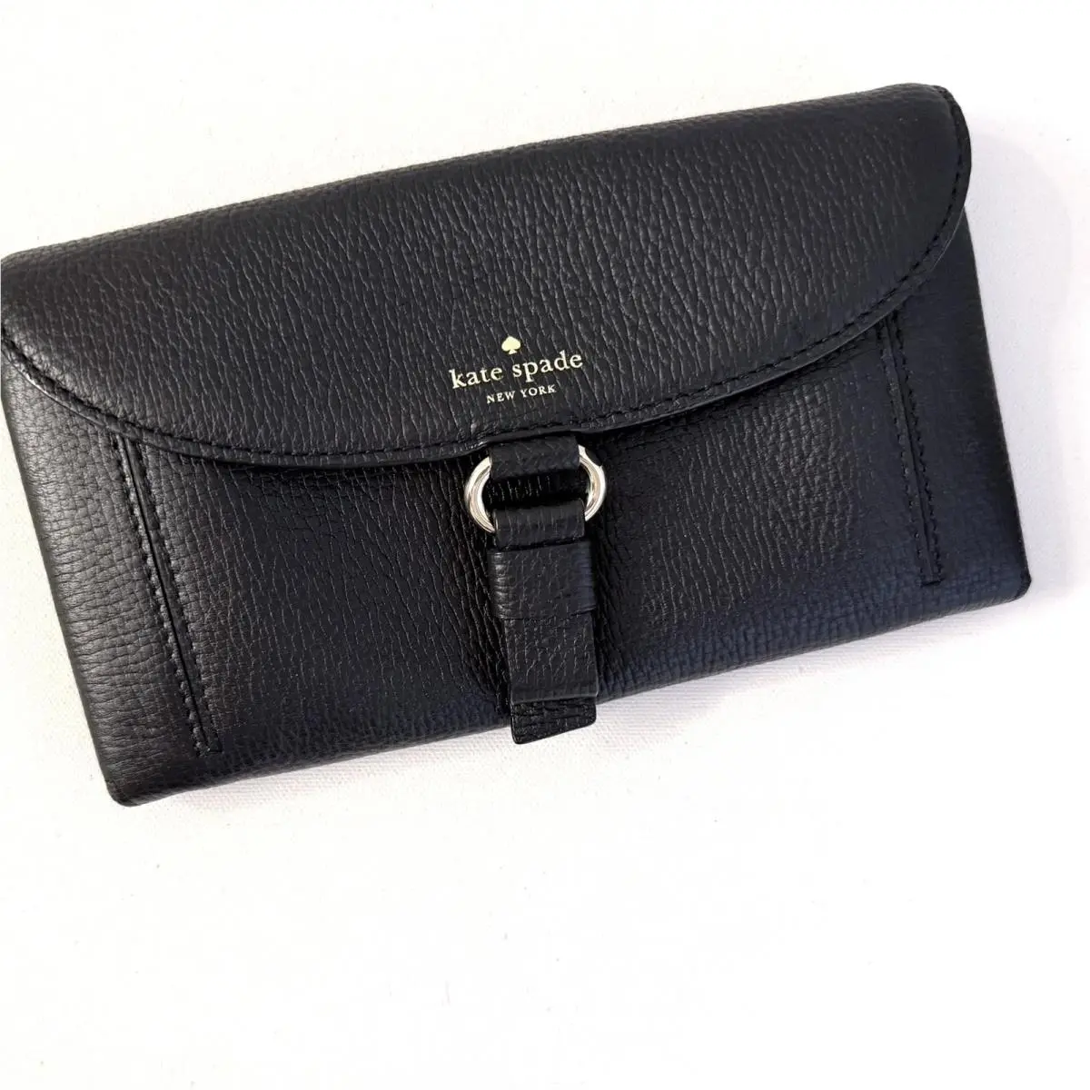 Kate Spade Clarke Street Jaimie Medium Black Leather Wallet