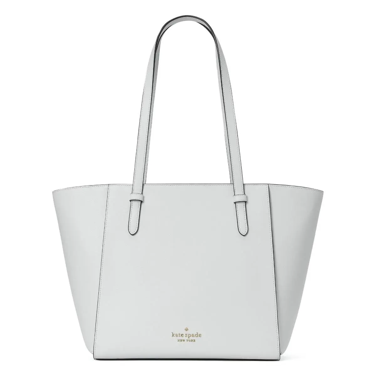 New Kate Spade Becca Saffiano Tote Stone Path