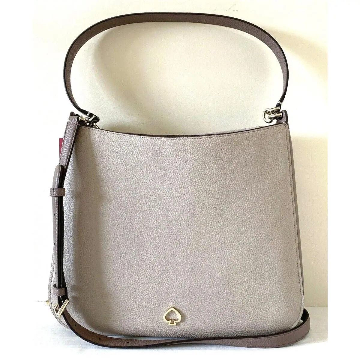 New Kate Spade Kailee Medium Double Compartment Shoulder Bag Neutral Multi