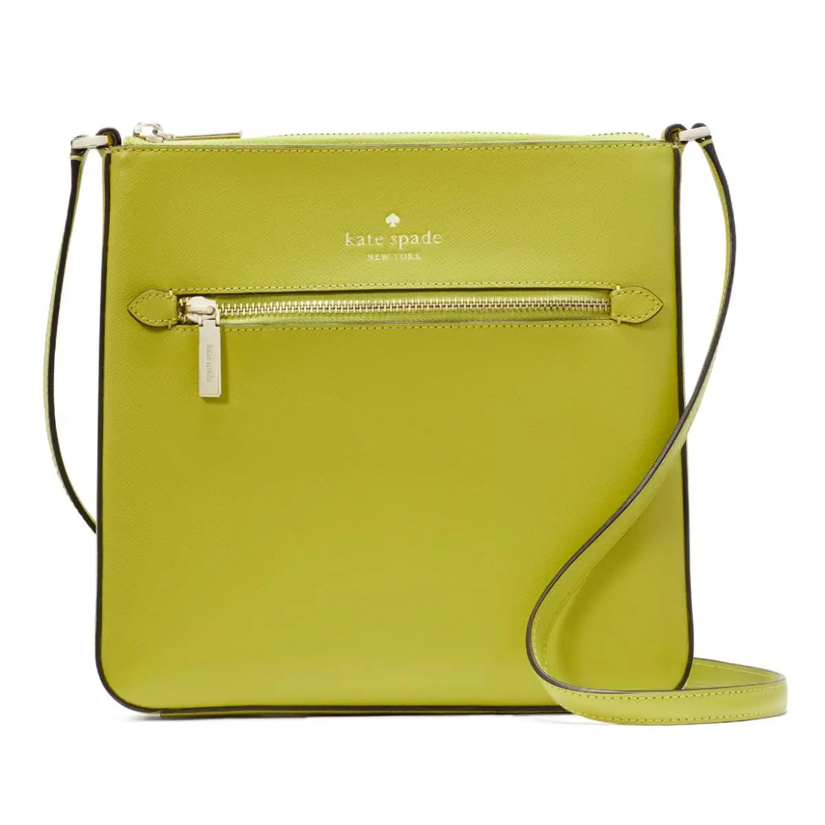 New Kate Spade Sadie Large Crossbody Saffiano Leather Fern Moss with Dust Bag