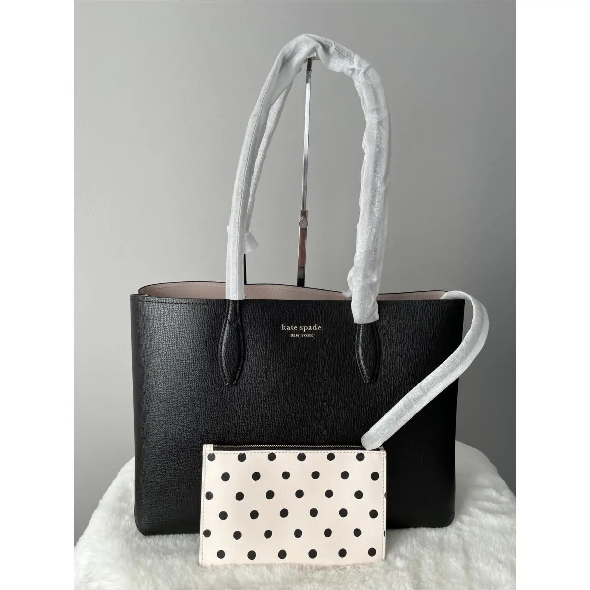 Kate Spade All Day Large + Wristlet Black Fits 13” Laptop