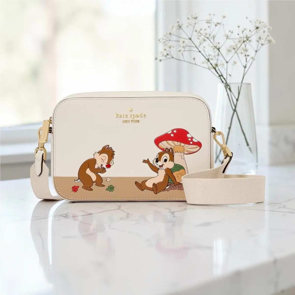 Disney X Kate Spade Chip N Dale Mini Camera Bag KL902