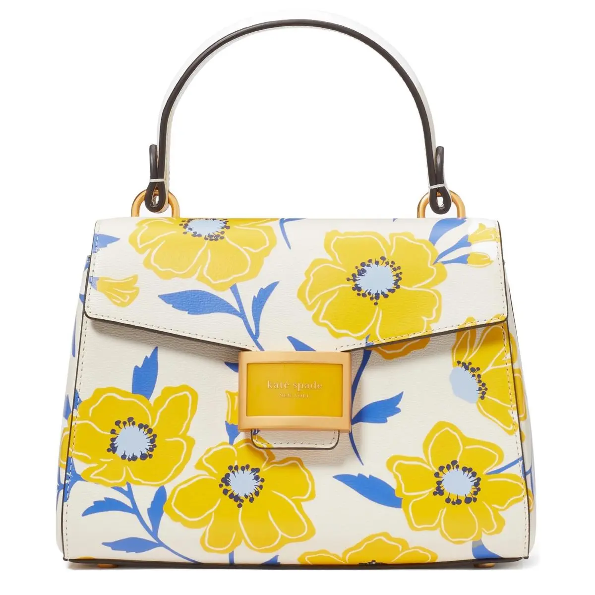 Kate Spade Katy Sunshine Floral Small Leather Top-handle Bag