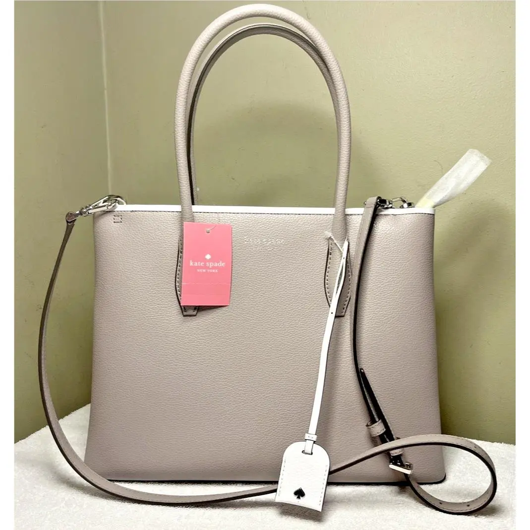 Kate Spade New York Medium Top Zip Satchel - Soft Taupe 062 - WKRU6751