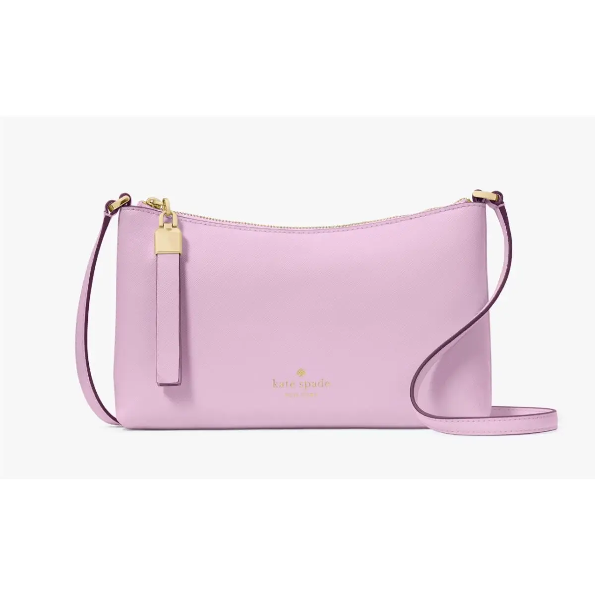 New Kate Spade Sadie Crossbody Saffiano Leather Berry Cream with Dust Bag